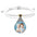 Braided Bracelet with Picture Inside Charm - Photo Memory Bracelet LLC