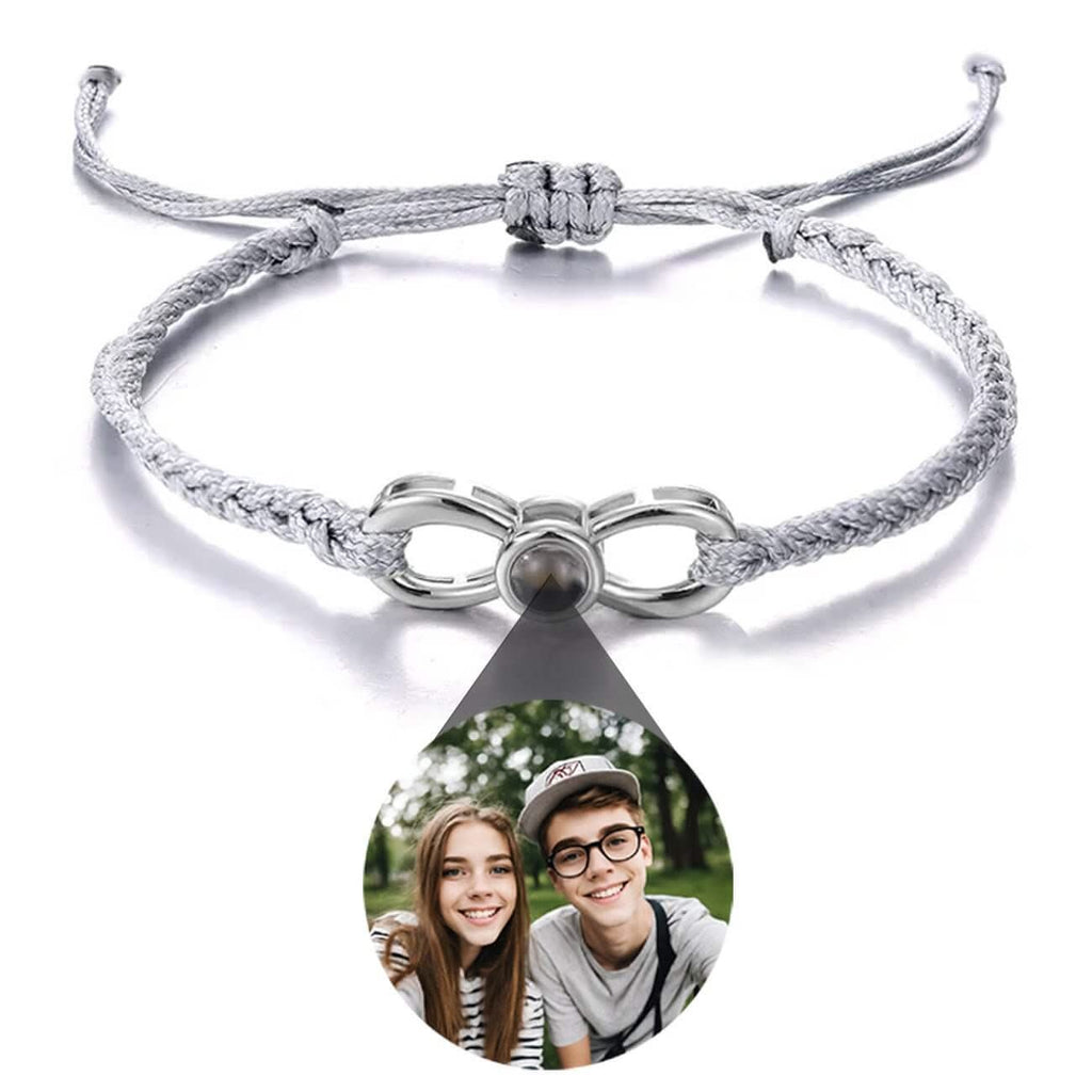 Infinity Bracelet with Picture Inside - Photo Memory Bracelet LLC