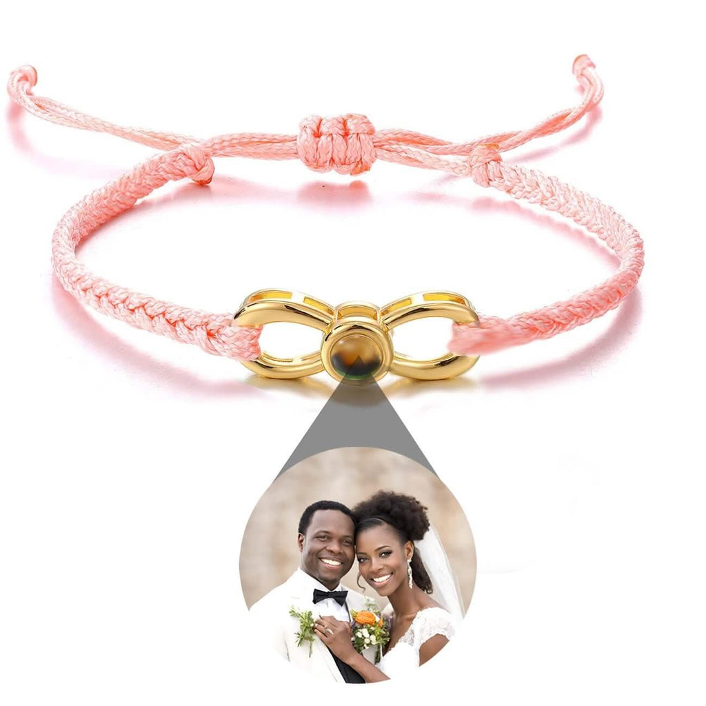 Infinity Bracelet with Picture Inside - Photo Memory Bracelet LLC