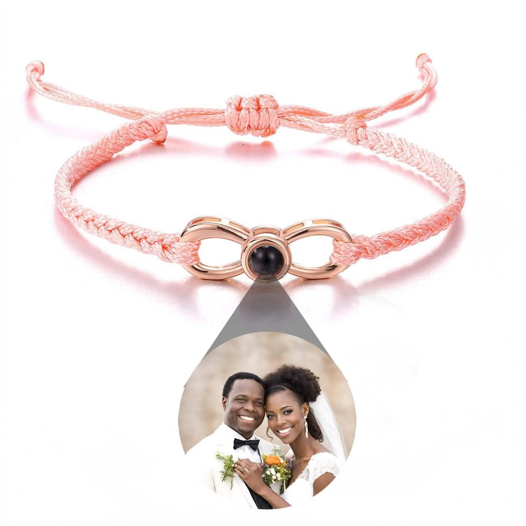 Infinity Bracelet with Picture Inside - Photo Memory Bracelet LLC