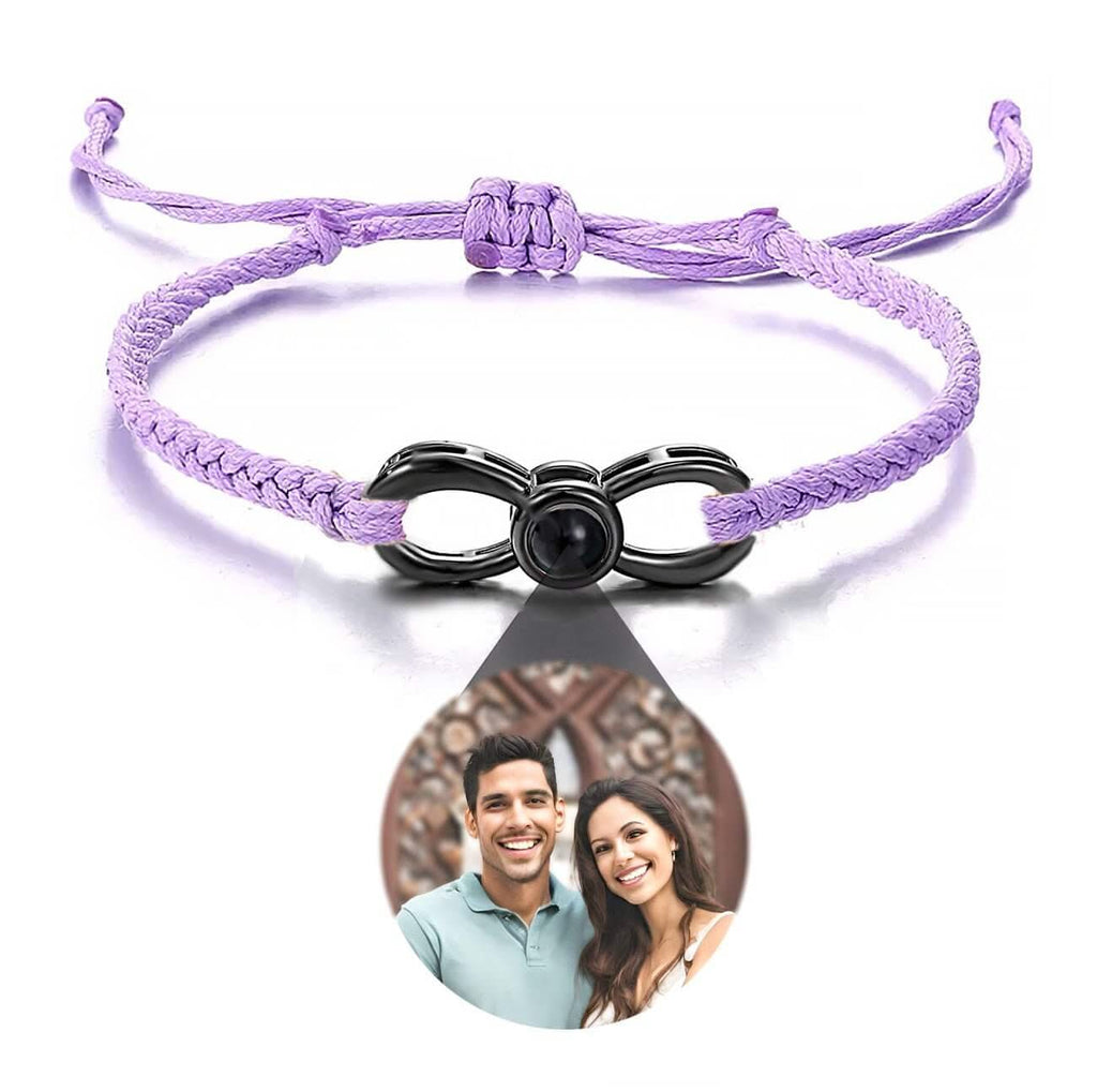 Infinity Bracelet with Picture Inside - Photo Memory Bracelet LLC