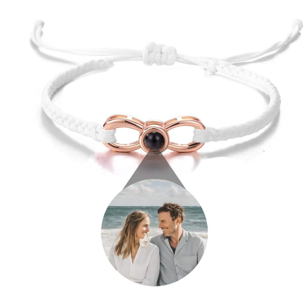 Infinity Bracelet with Picture Inside - Photo Memory Bracelet LLC