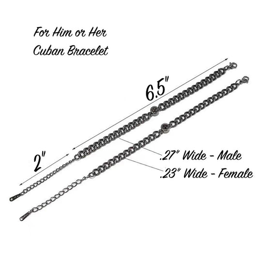 Cuban Photo Bracelet for Men and Women - Photo Memory Bracelet®