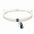 925s Circle Charm and Braided Cobraweve Photo Projection Bracelet - Photo Memory Bracelet