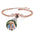 Heart Link Photo Projection Bracelet - Copper - Photo Memory Bracelet LLC