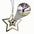 Star Ornament with Photo Inside (Pre-order) Available January 10th - Photo Memory Bracelet LLC